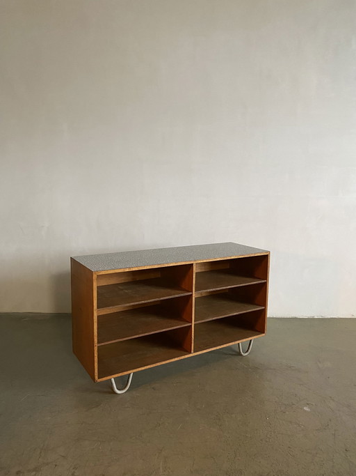 Mid-Century Modern Anrichte mit sechs Regalen, USA, 1950er