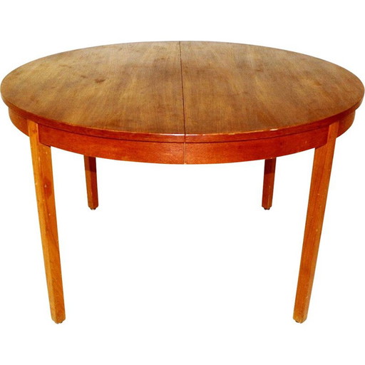 Mesa de comedor vintage de nogal, Bodafors, 1960