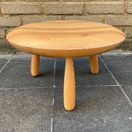 Image 1 of Vintage IKEA PS "Karljohan" Solid Wood Stool / Side Table - Christian Halleröd 1990s