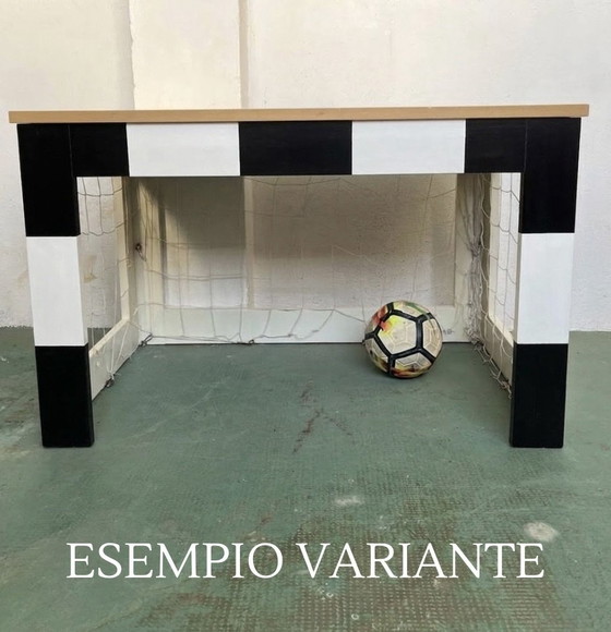 Handmade Desk with Sporty Design, Wood, Multi Color (photo 3 of 9)