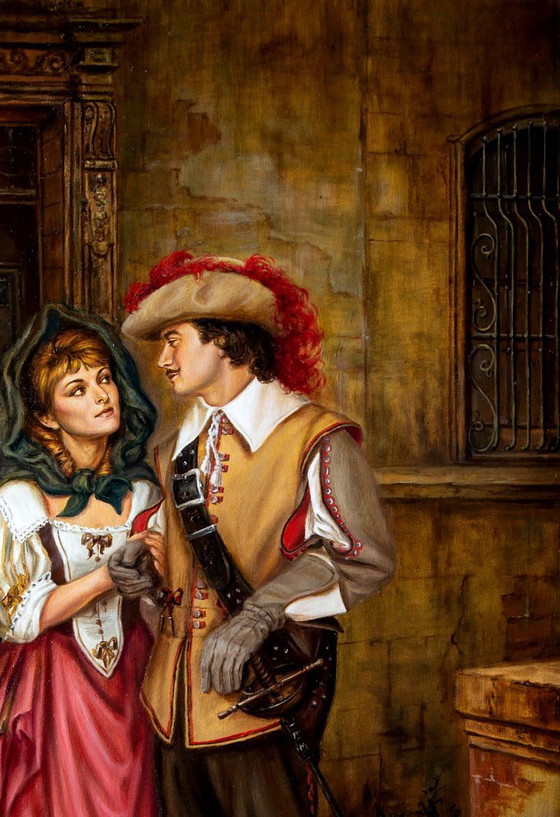 Original Oil Painting Maybe in the Future - Based on A. Dumas's "The Three Musketeers" – Paintings & Drawings (photo 5 of 7)