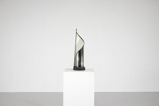 Tischleuchte aus Stahl von Stilnovo, Italien, 1970er Jahre.