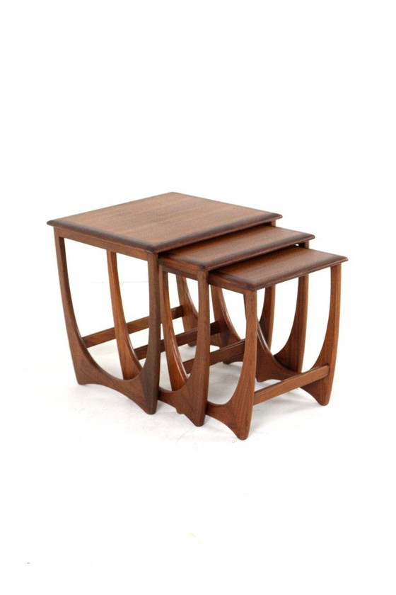 Image 1 of Tavolini ad incastro G-Plan Fresco 'Dogmersfield' Vintage