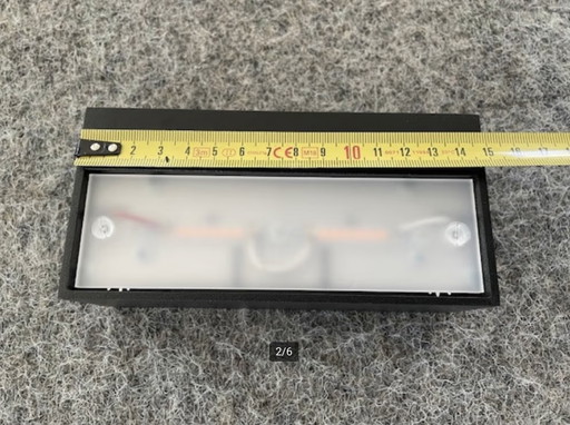 2 Tossb Tibo Led Dimbare Wandlampen (Antraciet/Zwart)