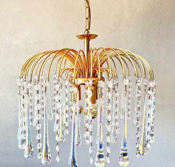Image 1 of Vintage teardrop chandelier