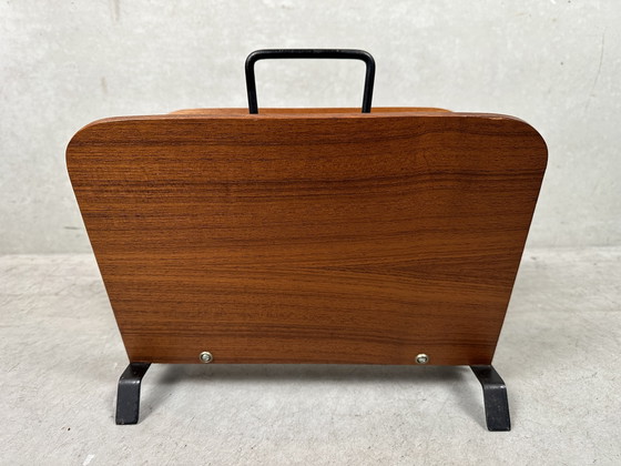Image 1 of Vintage rosewood magazine rack - Cees Braakman