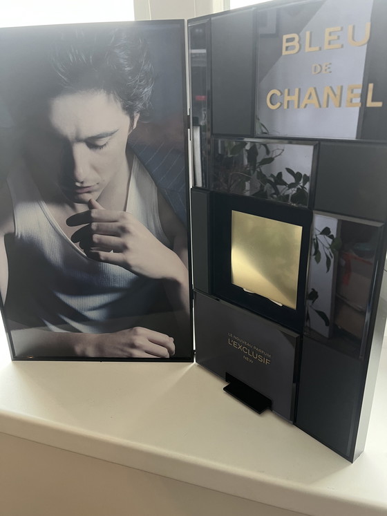 Image 1 of Bleu de Chanel vintage display