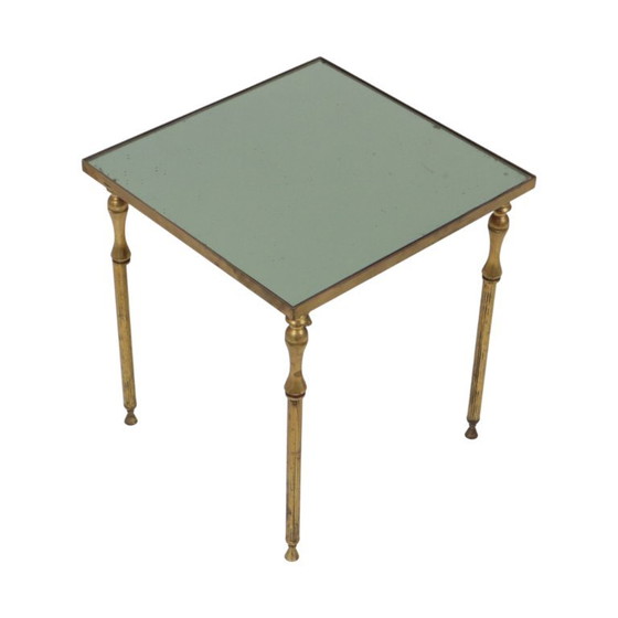 Brass Side Table Plant Table Maison Jansen France (photo 3 of 20)