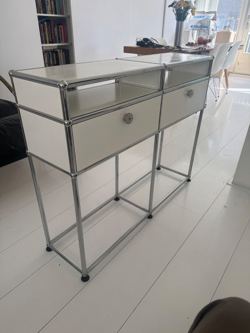 USM Haller sideboard with two drop-down doors