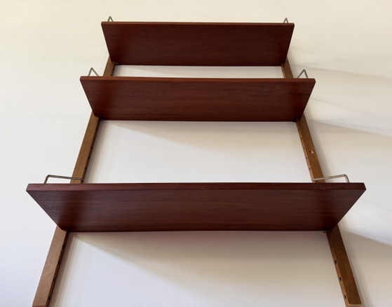 Image 1 of Splendido sistema di pareti divisorie Royal in teak di Poul Cadocius