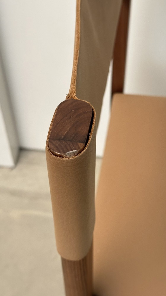 Image 1 of Tan Wood Chair (4 in stock)