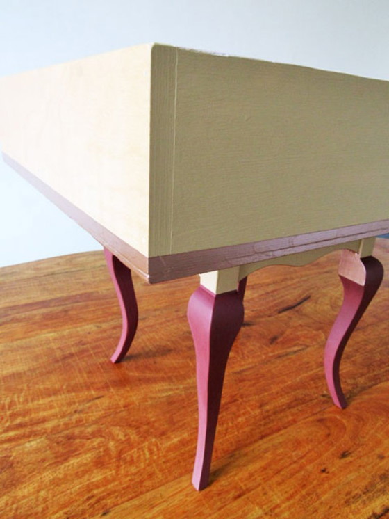 Image 1 of Tavolino da caffè in legno d'epoca