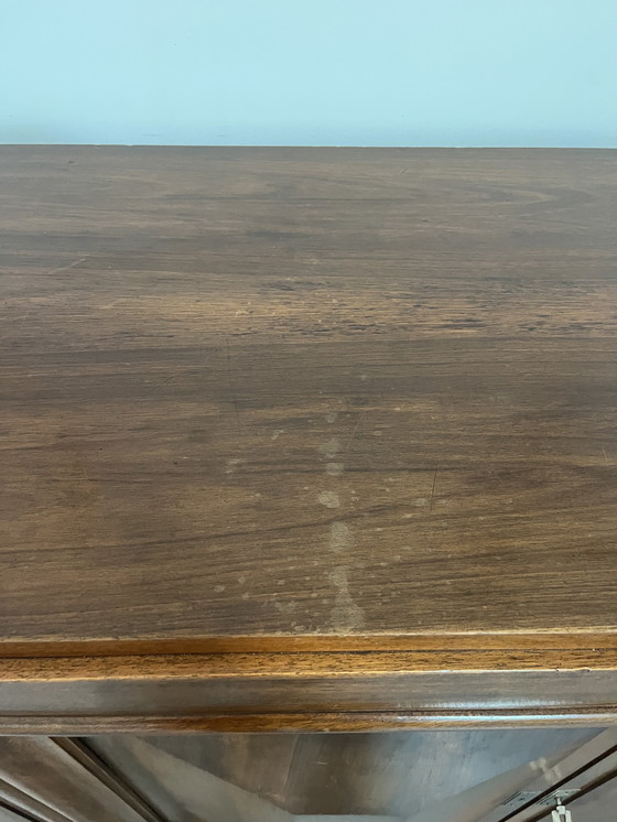 Image 1 of Walnut 4-door sideboard