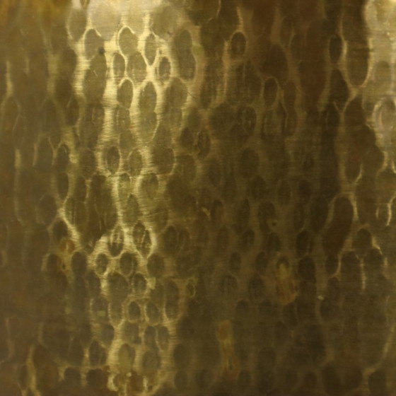 Large Jardinière Flowerpot Hammered Brass Lionheads – Decorative Objects (photo 11 of 15)