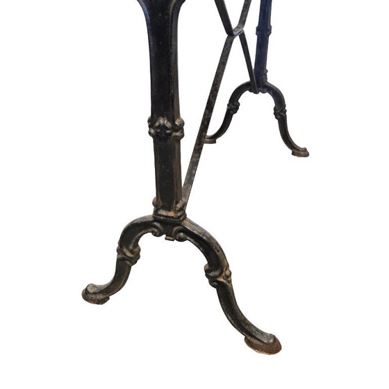 Image 1 of Table vintage en marbre onyx avec plateau à damier/échecs