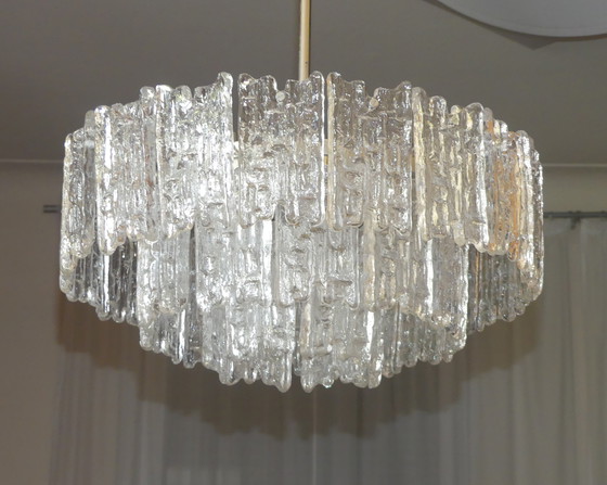 Image 1 of Kalmar plafonnier lustre verre glace Uk4aeb