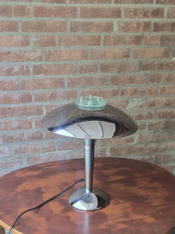 Image 1 of Vintage chrome table lamp