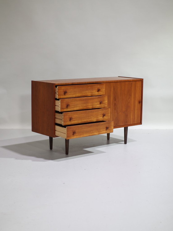 Image 1 of Sideboard with drawers teak Danish vintage