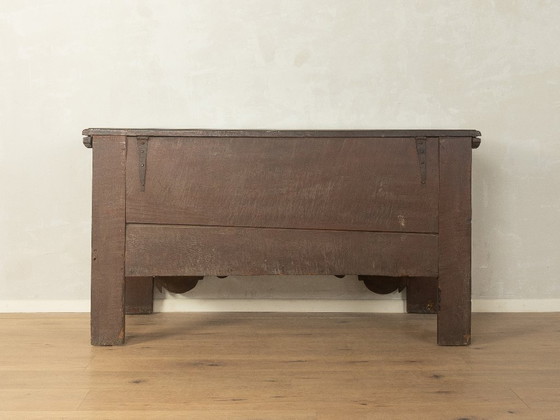 Grafschaft Eiken Kist uit 1748, Opbergkast, Hout, Metaal, Bruin, Rustic (foto 11 van 11)