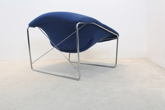 Cubic Chair von Olivier Mourgue für Airborne International, Verstellbarer relaxsessel, Blau, Space Age (Foto 7 von 13)