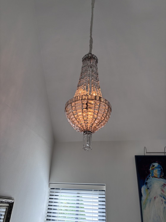 Lampadario Antico Sac De Perle – Crystal, Metal (photo 3 of 11)