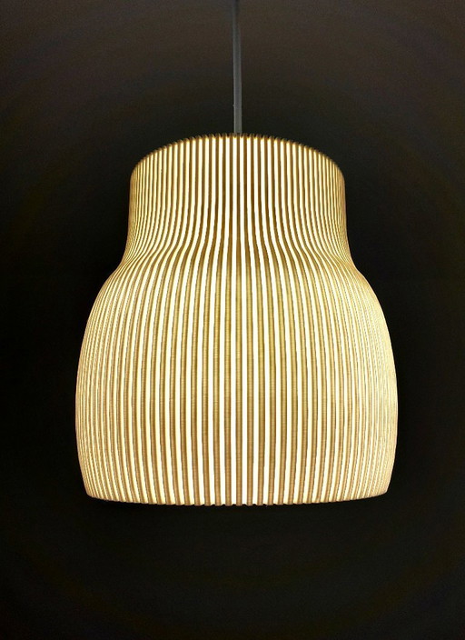 Lampada di design - LL6 Lamella - Lampada a sospensione - Materiale sostenibile