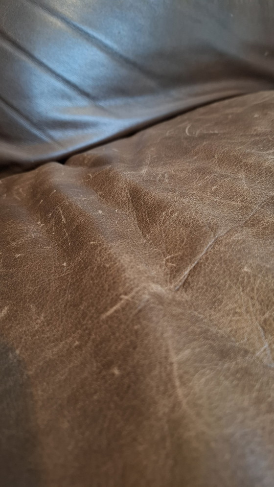 Image 1 of Vintage Brunati leren sofa – jaren 70 design