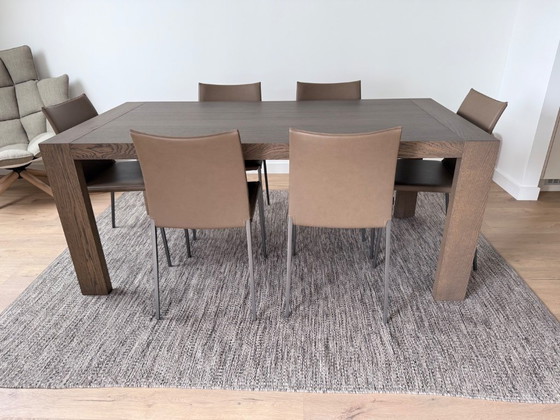 Image 1 of Arco Design Table – Solid American Walnut