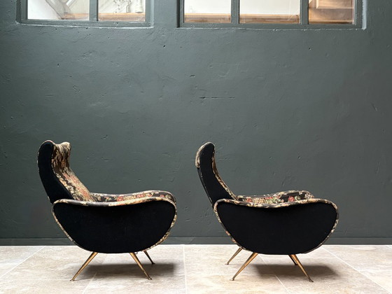 Image 1 of Fauteuils vintage italiens uit jaren 1950