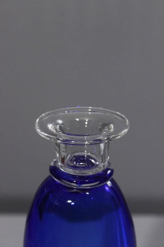 Image 1 of Imponente portacandele vintage in vetro soffiato, design Adam Jablonski, Polonia, anni '70