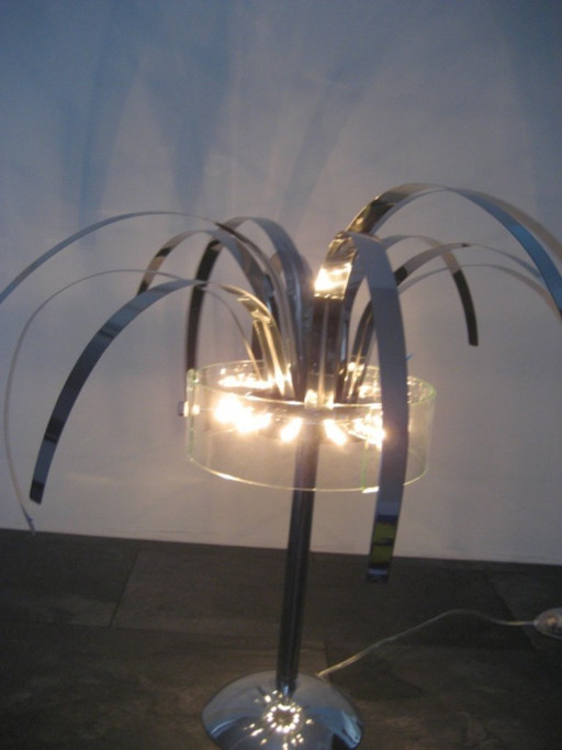 2 Palm design table lamps