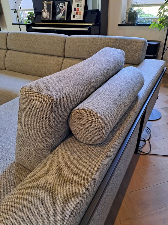Harvink Corner Sofa, for sale due to moving, 4 yrs old, Metal, Textile, Black (photo 4 of 9)