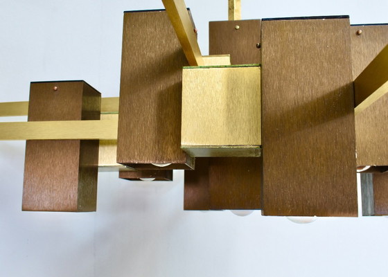 Lámpara colgante ‘Cubic’ de Gaetano Sciolari (modelo antiguo), Italia – 1968-1972 – Sciolari Lightning (photo 11 of 18)