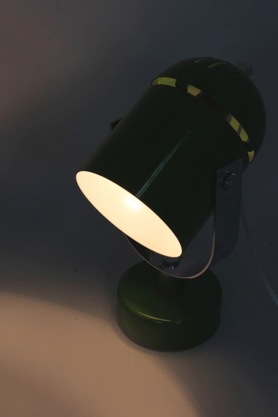 Image 1 of Lampes vertes de style Mid-Century par Stanislav Indra, années 1970, lot de 2