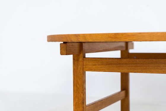 Image 1 of Table basse en chêne par Hans J. Wegner pour PP Møbler (Danemark, années 1960).