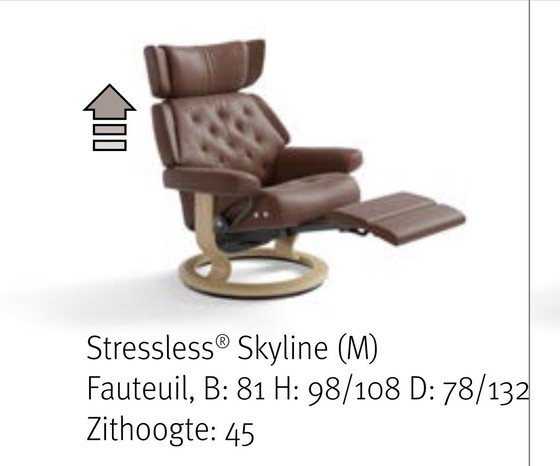 Image 1 of Sillón Stressless Design & Relax - Control eléctrico Skyline