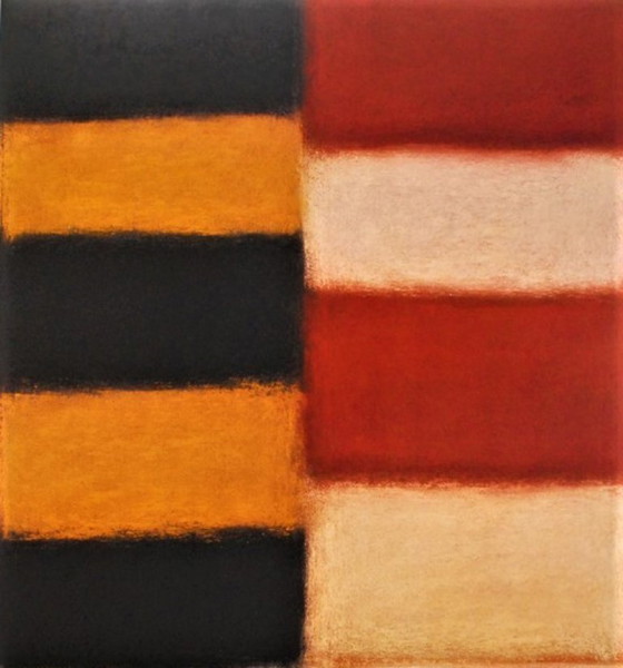 Image 1 of Litografía offset a color de Sean Scully, Roland Garros, 2001