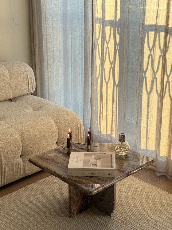 Image 1 of Table basse vintage en marbre, Italie 1970