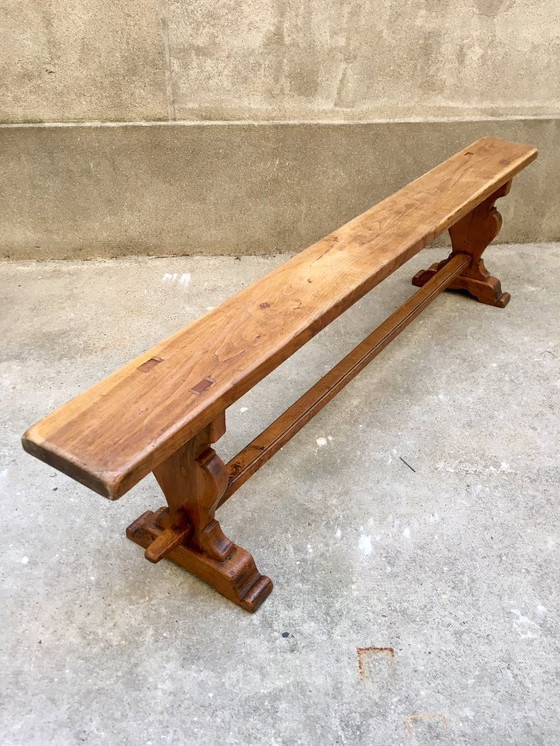 Image 1 of Banco de granja de madera maciza