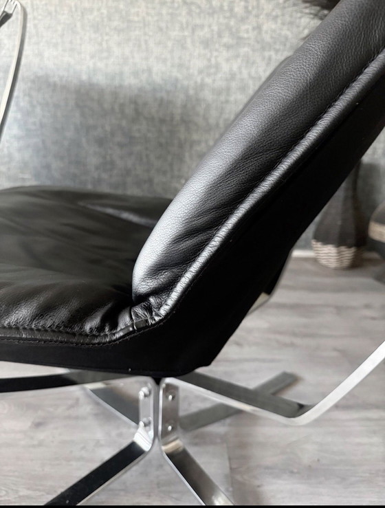 Image 1 of Vintage Falcon loungestoel – Sigurd Resell – Chroom