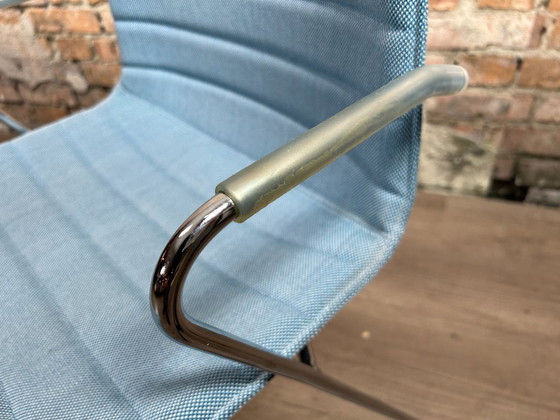 Image 1 of 6x Arper Catifa 46 blau mit Armlehne