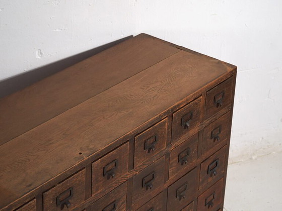 Credenza farmacia giapponese antica kusuri tansu - Periodo Taishō / Showa (ca.) #95 – Credenze, Iron (photo 19 of 40)