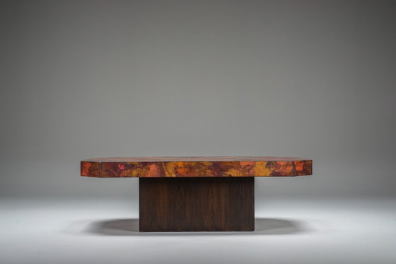 Image 1 of Tavolino vintage in rame di Bernhard Rohne, anni '70