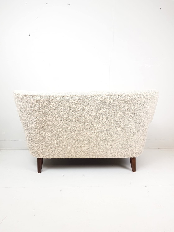 Image 1 of Vintage Artifort Theo Ruth two-seater sofa teddy new