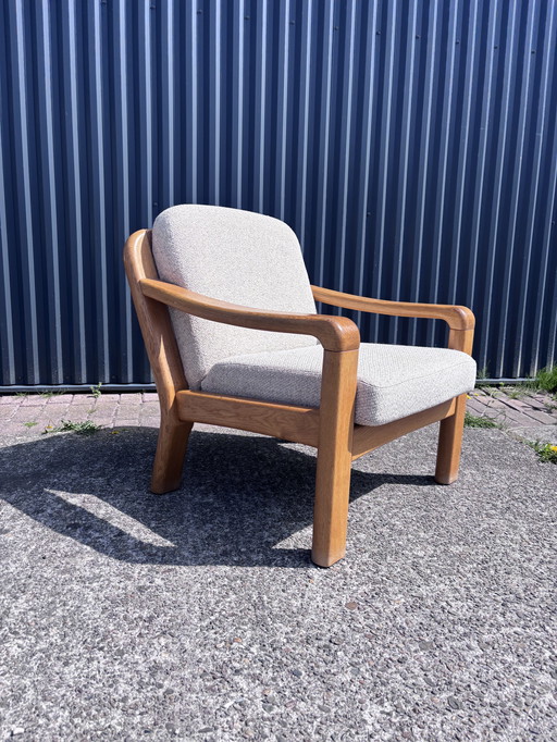 Vintage eiken fauteuil dyrlund Eiken fauteuil