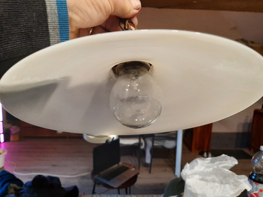 Antike Opal-Hängelampe ±1900–1920