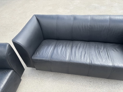 Conjunto de sofás Pastoe de Leolux, diseño de Shigeru Uchida.