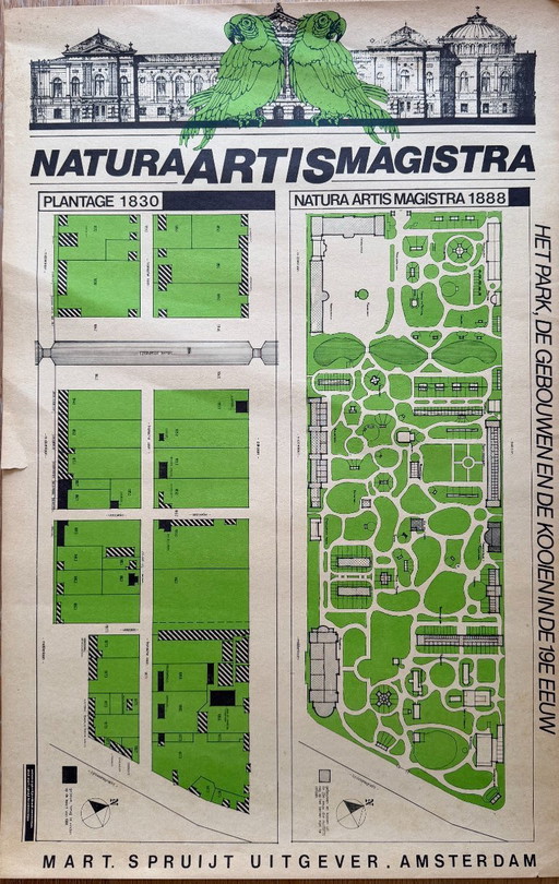 Natura Artis Magistra – Vintage Artis Zoo-Karte (Amsterdam)