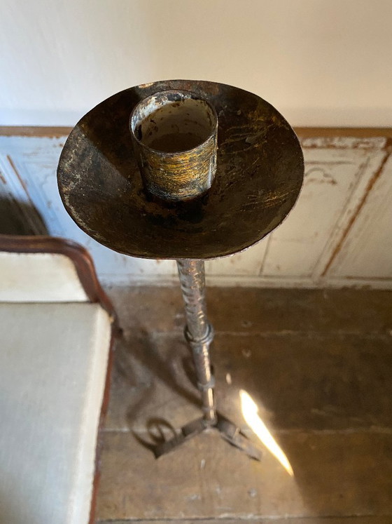 Candelabro de pie – vintage, Portavelas, Hierro (photo 13 of 13)