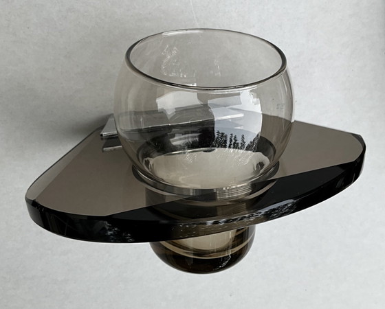 VECA, Italian design bathroom set, double mirror, 70s, Glass, Metal, Silver (photo 8 of 15)